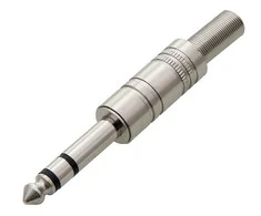 Blow Oem Kištukas AUX 6.3 ST metalinis - 10vnt
