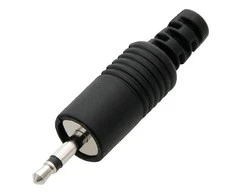 1269# Oem Kištukas AUX 2.5 MONO HQ plastikinis - 100vnt