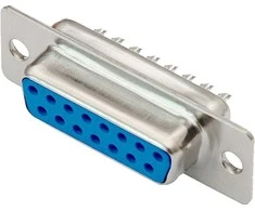 1642# D-sub db15(f) lizdas, lituotas prie kabelio