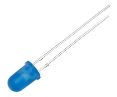 Blow LED diodas 5 mm ( MĖLYNAS matinis )