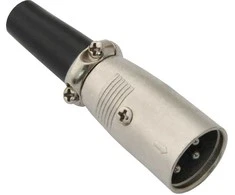 1651# Mikrofono kištukas XLR 3P vytos poros kabeliui