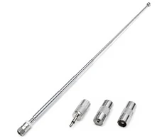 Blow 21-087# Vienguba TV antena su F kištuku, 75 cm + 3 adapteriai
