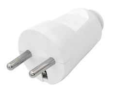 Opal WT-30 kištukas tiesiai baltas