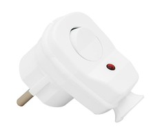 Blow Plastrol Kampinis kištukas 16A IP20 2P+E su 0-1 jungikliu ir baltu diodu WT-16US/ŁK T-99803