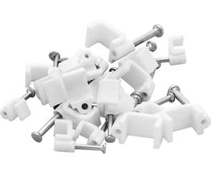 Blow Kabelio laikiklis 8/5 mm baltas plokščias
