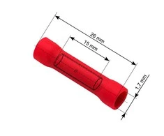 Blow Izoliuota jungtis 2.4/26 mm raudona