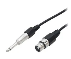 Blow Jungtis 6.3MN-XLR mikrofono kištukas 5m