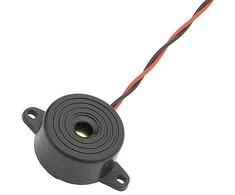5055# Juodas garsinis signalizatorius fy248 su 12v laidu