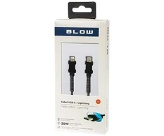Blow USB-C jungtis - iPhone 1m braid