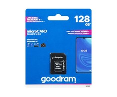Blow 66-279# Karta microsdxc 128gb+adapteris sd cl10 goodram uhs-i
