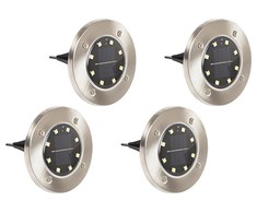 67-497# Saulės energija varomi LED rampos žibintai, 4 vnt.