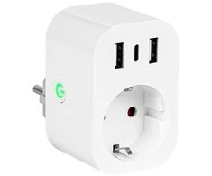 Blow Išmanusis lizdas, valdomas per WiFi TUYA USB+2xUSB-C
