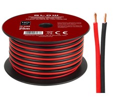 Blow Garsiakalbio kabelis 2x4.00mm juodas-raudonas 25m