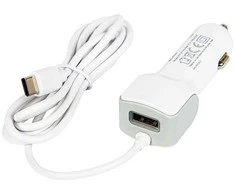 Blow Automobilinis įkroviklis 5V 2.1A USB-C + USB lizdas 12V-24V D21C