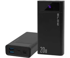 Blow Išorinė baterija 20000mAh QC+PD PB20E JUODA