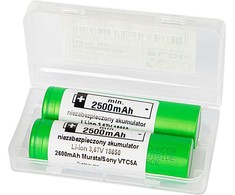 85-616# 18650 ličio jonų akumuliatoriai, 2 vnt., 2600 mAh, 3,6 V, „Sony“ / „Murata“