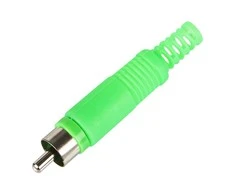 Blow Oem RCA kištukas (Cinch) žalias HQ - 20vnt