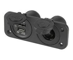Blow Gn.žiebtuvėlis vien, su atvartu + 2x USB prievadu