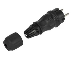 Blow WT-54 tiesus juodas hermetiškas kištukas