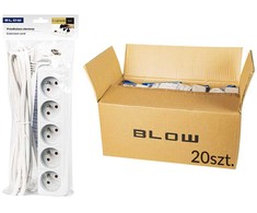 Blow 98-519# Przedłużacz sieciowy pr-570p 5-gniazd su uziemieniem 5m balta 3x1,5mm opakowanie