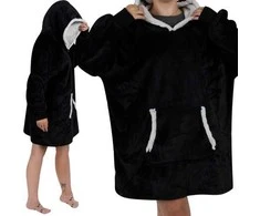 XXL sweatshirt - blanket juodas Ruhhy 24403