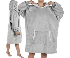 XXL sweatshirt - pilka blanket Ruhhy 24402
