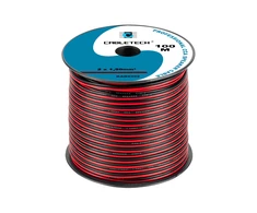 Cabletech Kolonėlių kabelis CCA 2x1.5mm 1m