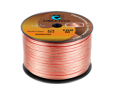 Cabletech Laidas kolonėlėms 2x4.0mm² skaidrus, OFC varinis