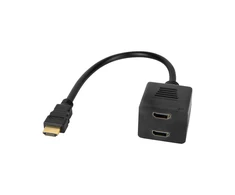 Cabletech Adapteris HDMI kištukas – 2x HDMI lizdas 20 cm