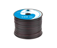 Cabletech CCA garsiakalbio kabelis 0.20 mm juodas