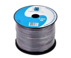 Cabletech OEM CCA kabelis 2x0.50 1m