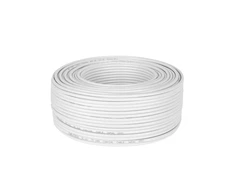 Cabletech Cable 3c 2v baltas 100m