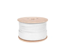 Cabletech Koaksialinis kabelis F690BV.A balta ritė 305m
