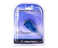 Cabletech USB 2.0 - RS232 konverterio kabelis (DB9M)