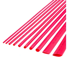 Rebel Cabletech termiškai susitraukiantis vamzdelis 5mm - 1m Raudona