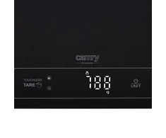 Virtuvinės svarstyklės Camry | Virtuvės svarstyklės | CR 3175 | Didžiausias svoris (talpa) 15 kg | Graduacija 1 g | Ekrano tipo LED | Juodas