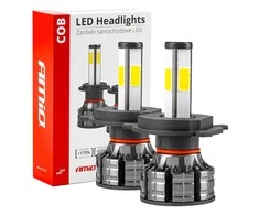 LED žibintų lemputės COB Series H4 AMiO-02843