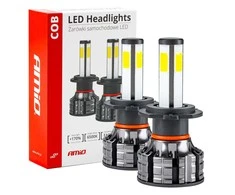 LED žibintų lemputės COB Series H7 AMiO-02844