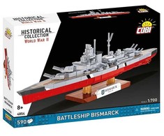 Cobi Klocki Karinis laivas „Bismarck“ 590 blokų