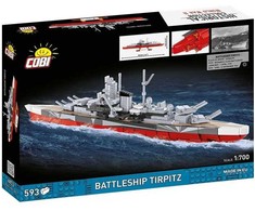 Cobi Klocki Karinis laivas „Tirpitz“ 593 blokai