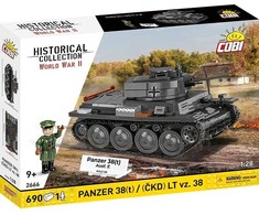 Cobi Klocki Panzer 38 lt vz.38 blokai 690 vienetų
