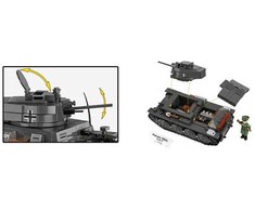 Cobi Klocki Panzer 38 lt vz.38 blokai 690 vienetų