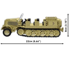 Cobi Klocki Sd.kfz.8 vilkimo blokai 8,8 cm priešlėktuvinės gynybos 36, 975 vienetai