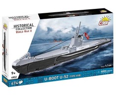 Cobi Klocki Povandeninio laivo U-52 konstrukciniai kaladėlės, 474 dalys