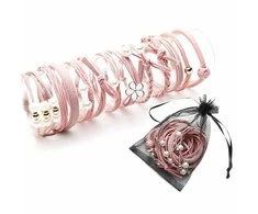 Aptel ATL AG264E Rinkinys gumek do włosów 12szt pink