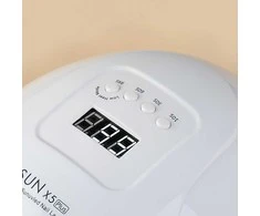 Retoo Lampa UV LED nagų lempa 80 W hibridiniams geliams, dvigubo pilko kartono - U060