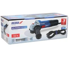 Szlifierka Šlifuoklis 125 mm 750 W kampinis šlifuoklis su greičio reguliatoriumi