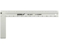 Dedra Kampuotis statybinis 350x160 mm aliuminis