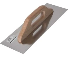 Dedra Lygi trintuve nerudijantis plienas 380 mm x 130 mm bukmedio rankena