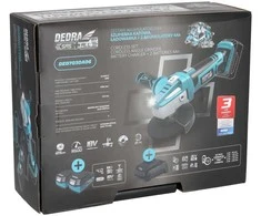 Dedra kampinio šlifuoklio rinkinys SAS+ALL 18 V su 2 × 4 Ah akumuliatoriais DED7030A06